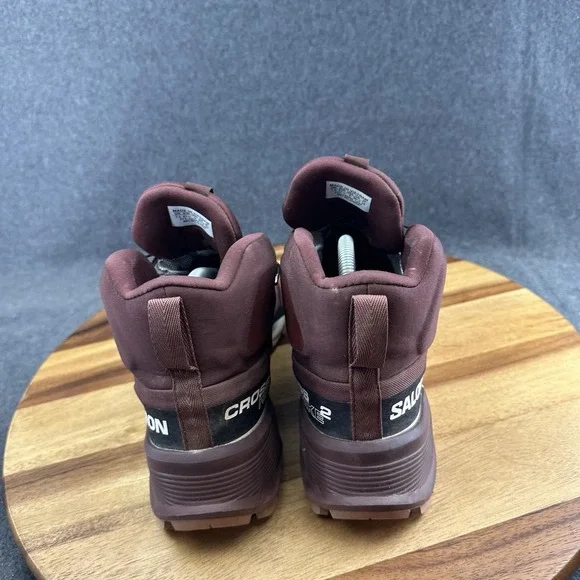 Salomon Cross Hike Mid GTX 2 Women's 9 Waterproof Hiking Shoes Bitter Chocolate - Picture 9 of 12